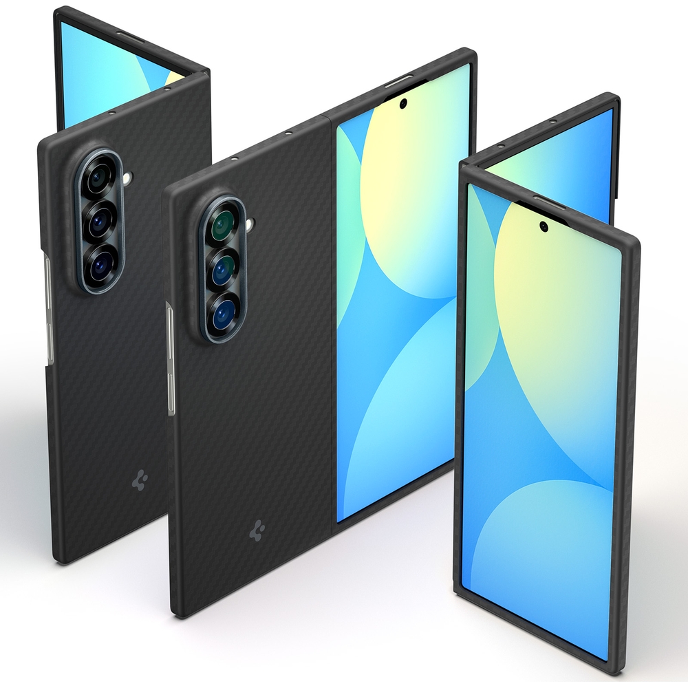 Etui Spigen Air Skin Aramid do Galaxy Z Fold7, czarne